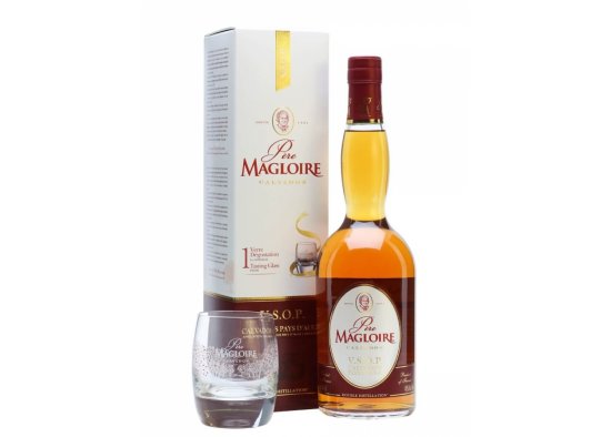 CALVADOS PERE MAGLOIRE VSOP+WITH GLASS, 