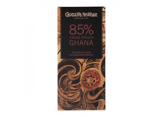 AMATLLER CHOCOLATE 85% CACAO GHANA 70G, 