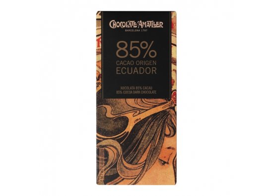 AMATLLER CHOCOLATE 85% CACAO ECUADOR 70G, 
